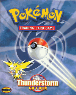 Pokemon Thunderstorm Gift Box from Fossil Pokémon card set